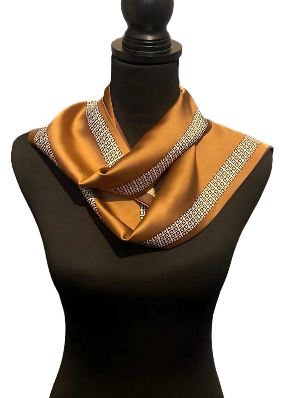 Two In One Greek Symbol Necktie - Picture 2 of 2
